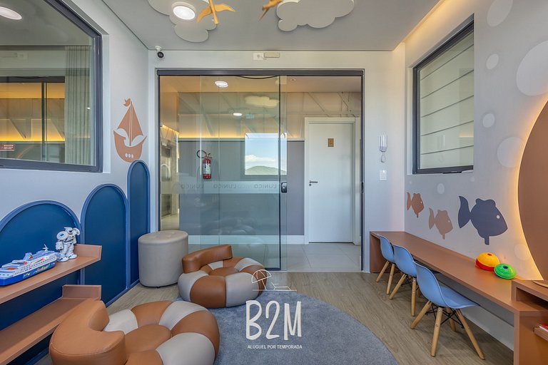 Incrível vista mar, churrasqueira, piscina