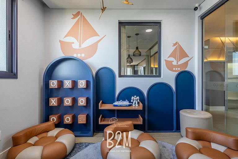 Incrível vista mar, churrasqueira, piscina