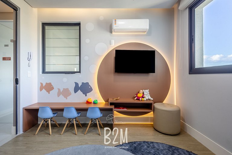 Incrível vista mar, churrasqueira, piscina