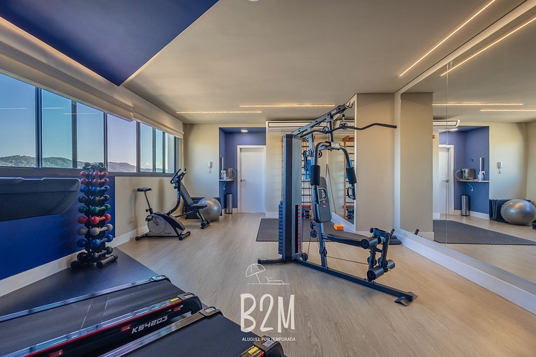 Incrível vista mar, churrasqueira, piscina