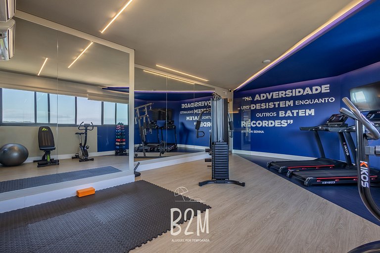 Incrível vista mar, churrasqueira, piscina