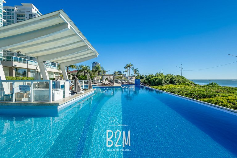 Homeclub beira-mar, piscina borda infinita