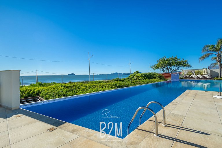 Homeclub beira-mar, piscina borda infinita