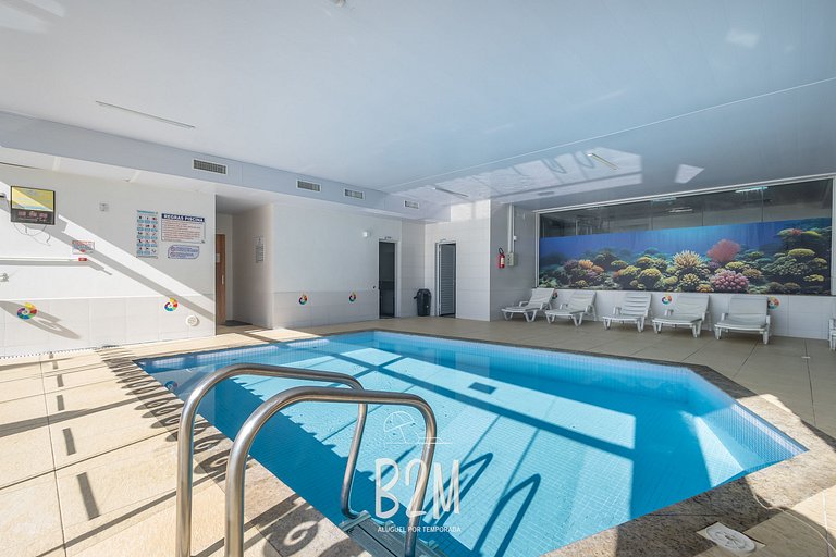 Homeclub beira-mar, piscina borda infinita