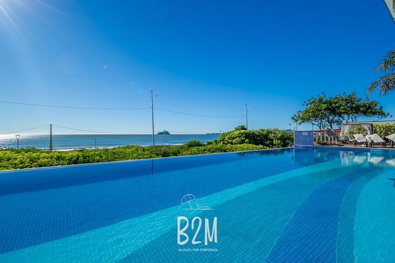 Homeclub beira-mar, piscina borda infinita