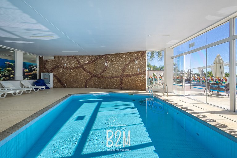 Homeclub beira-mar, piscina borda infinita